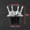 Motorcycle King Crown Style Gas Fuel Tank Cap Vented Right-hand Thread For Harley Sportster XL Touring Dyna Fat Bob FXDF Softail