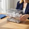Desktop Office Item Storage Box Multifunctional Storage Box With Lid Acrylic Coffee Bag Compartment Box Cosmetics Storage Box