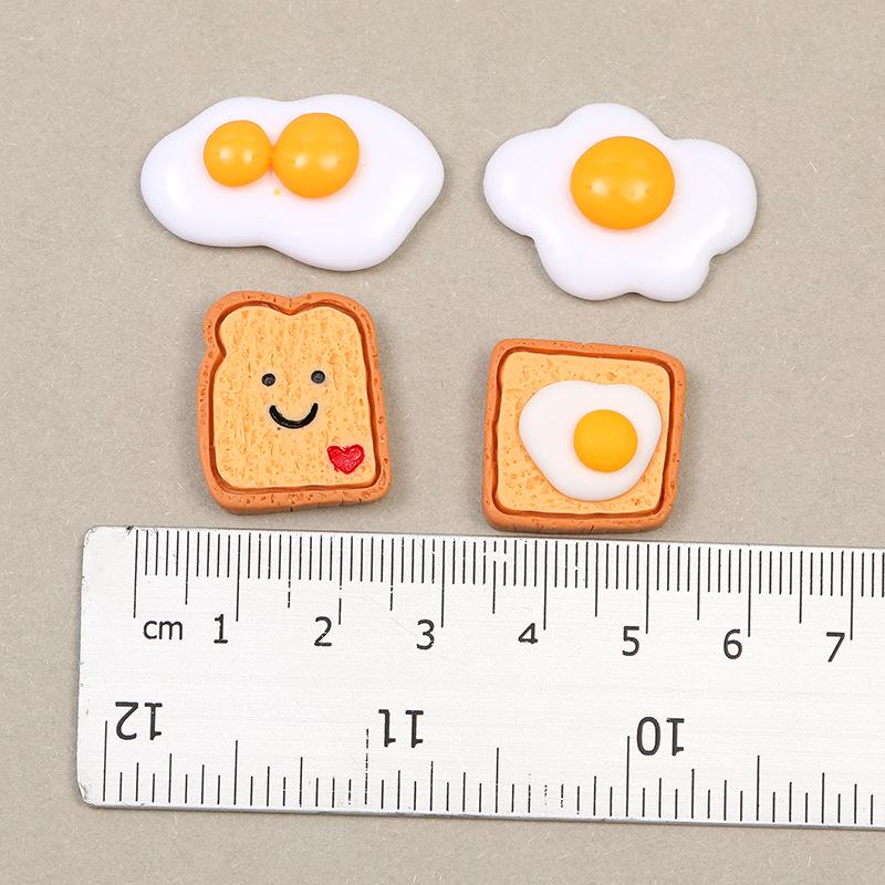 Resin Fried Egg Sandwich DIY Phone Case & Hair Clip Accessories