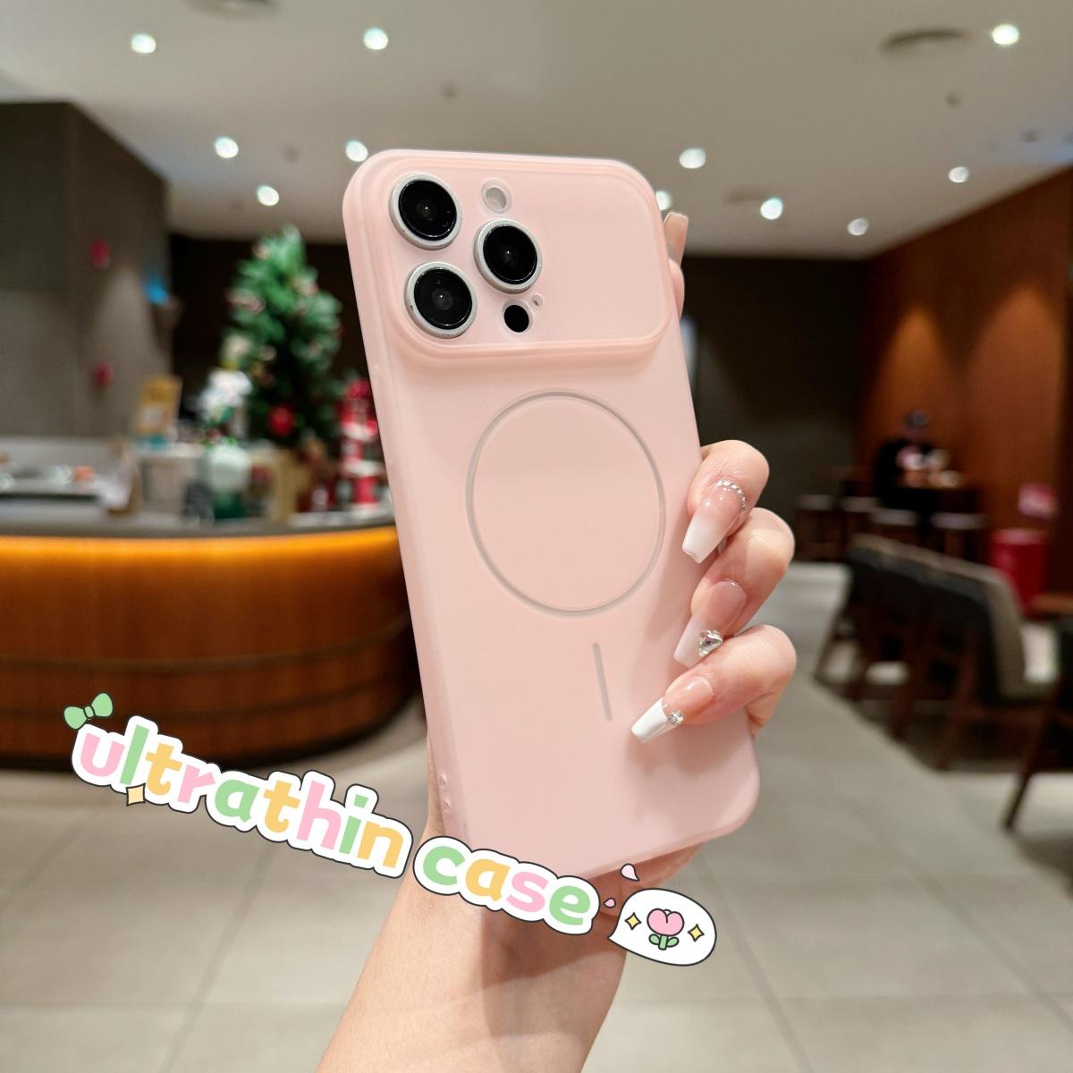 

Slim Matte Solid Color For Magsafe Soft TPU Phone Case For iPhone 17 16 15 14 Plus 13 12 11 Pro Max Magnet Wireless Charge Cover iPhone 11 Pro