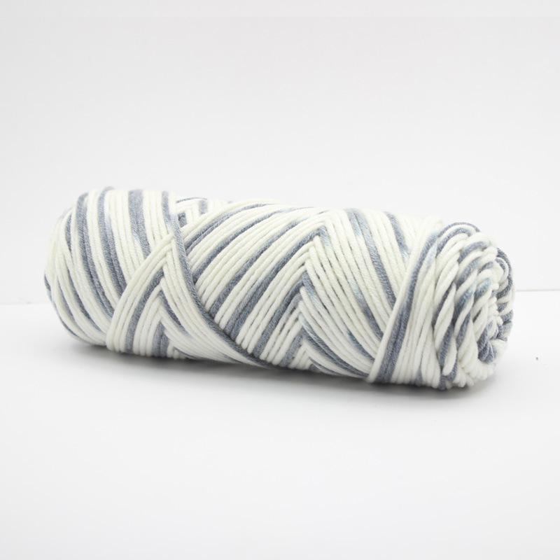 Hand-Knitted Cotton Wool Scarf Yarn for Men & Women, Coarse Wool & Milk Cotton Material, Worsted Crochet.