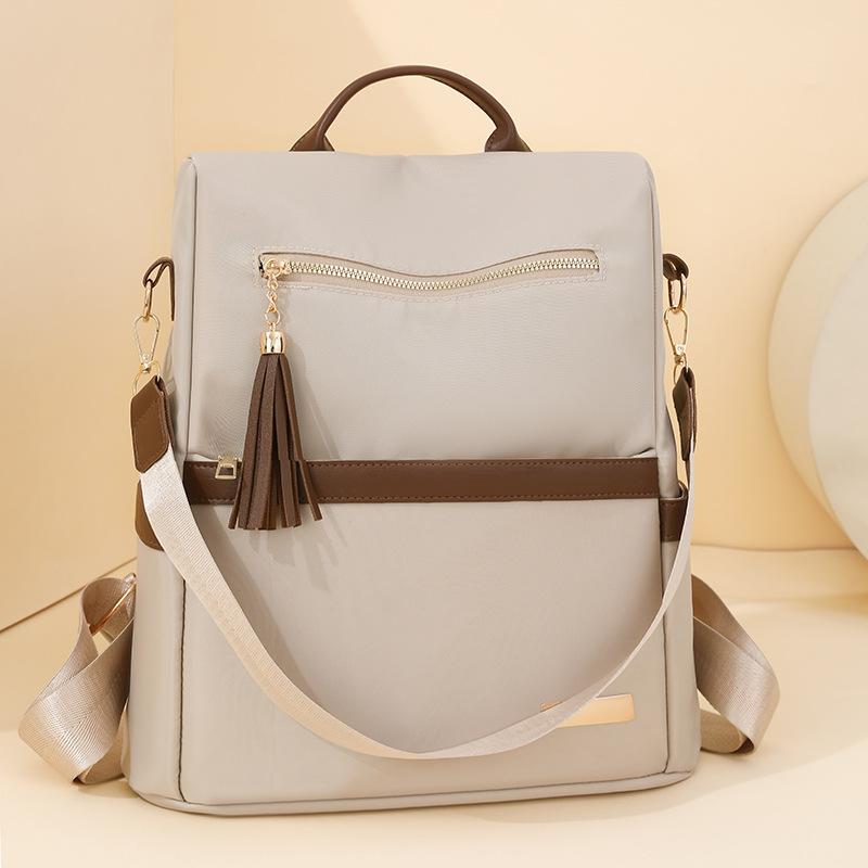 New Women's Backpack Large Capacity Simple Large Capacity Backpack Casual Multifunctional One Shoulder Anti-Theft Backpack