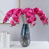 9 Heads Fake Phalaenopsis Multi-fork Handcraft Artificial Butterfly Orchid for Home