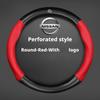 ARP5  Ventilate Car Steering Wheel Cover for Nissan Pulsar Murano Rogue Versa Cube Juke Qashqai Leaf MAXIMA Pathfinder Micra X-Trail