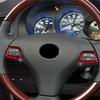 2Pcs Red Carbon Fiber Steering Wheel Button Cover Trim For Lexus GS350/450h/460