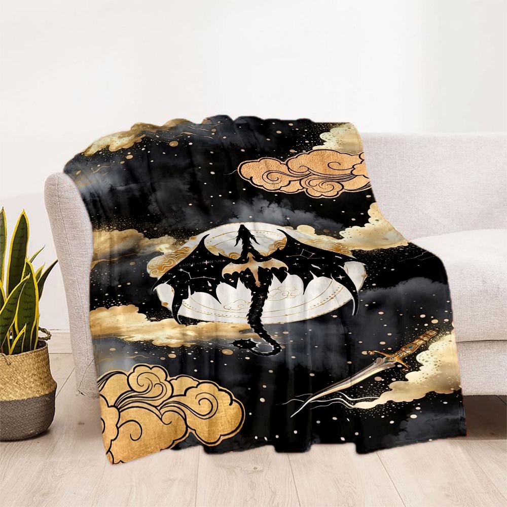 Gothic Style Blanket Ultra-Soft Suitable for Bedding Chair Sofa for All Occasions Stylish Decor Ideal Gift For Birthday Valentine'S Day