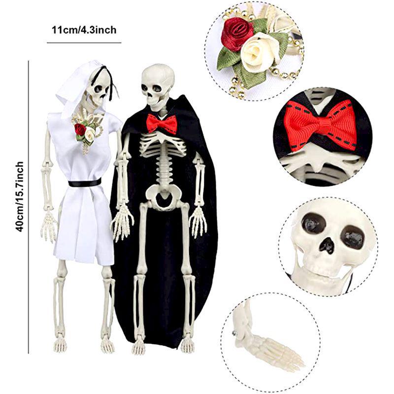 Halloween 60cm Human Skeleton Decoration for Haunted House Festival Props