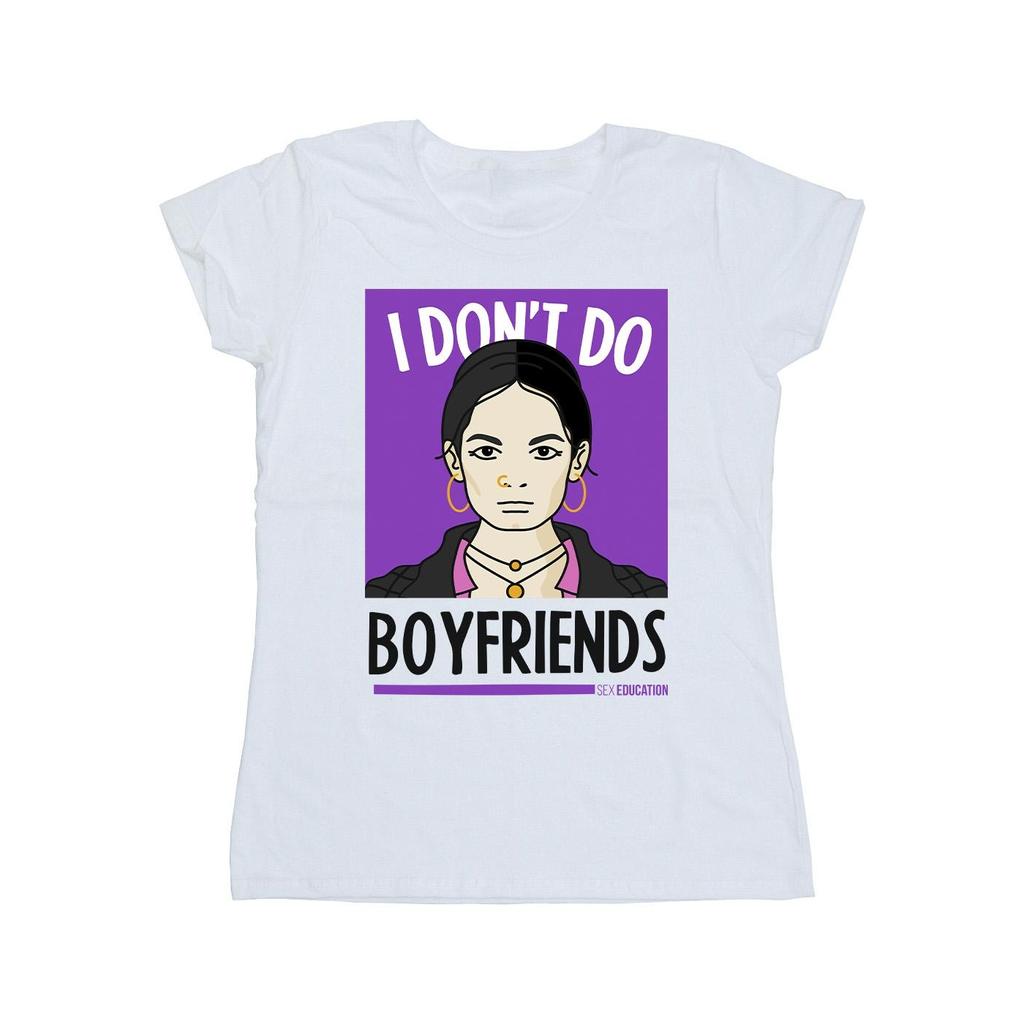 Netflix Womens/Ladies Sex Education I Don´t Do Boyfriends Cotton T-Shirt