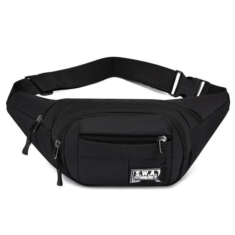 Мужская многослойная спортивная поясная сумка One Size