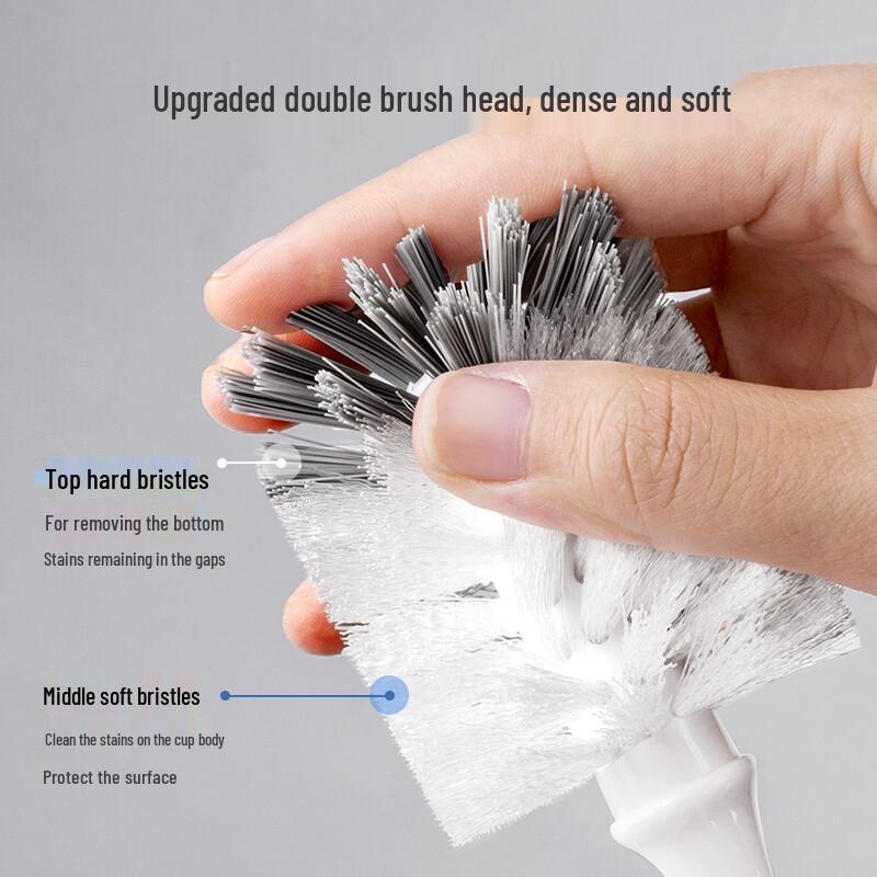 Shijia Long-Handle Double-Layer Cup & Bottle Cleaning Brush