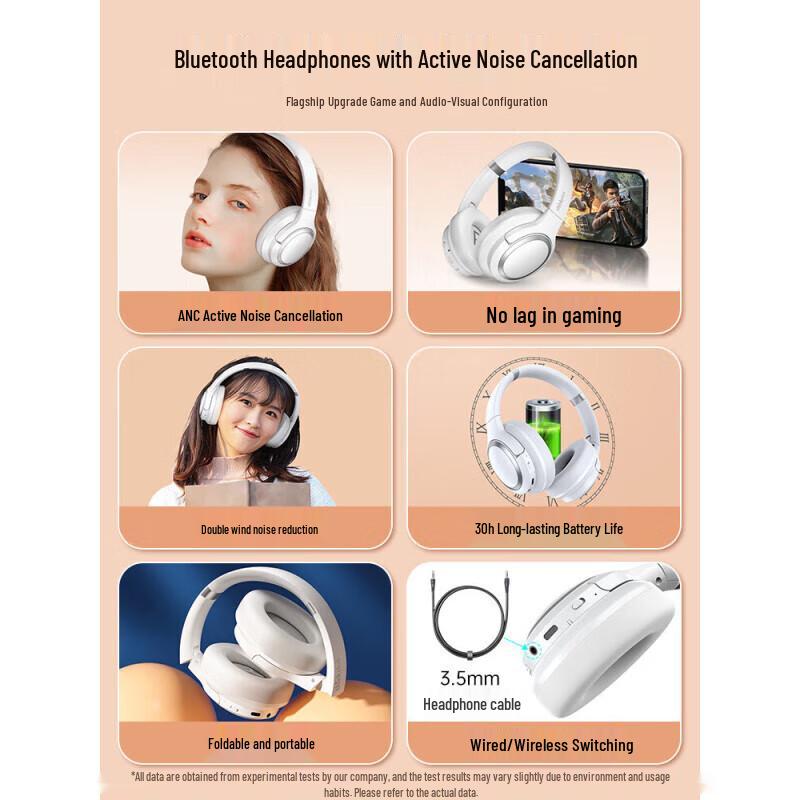 Lenovo TH40 ANC Over-Ear Bluetooth-Kopfhörer