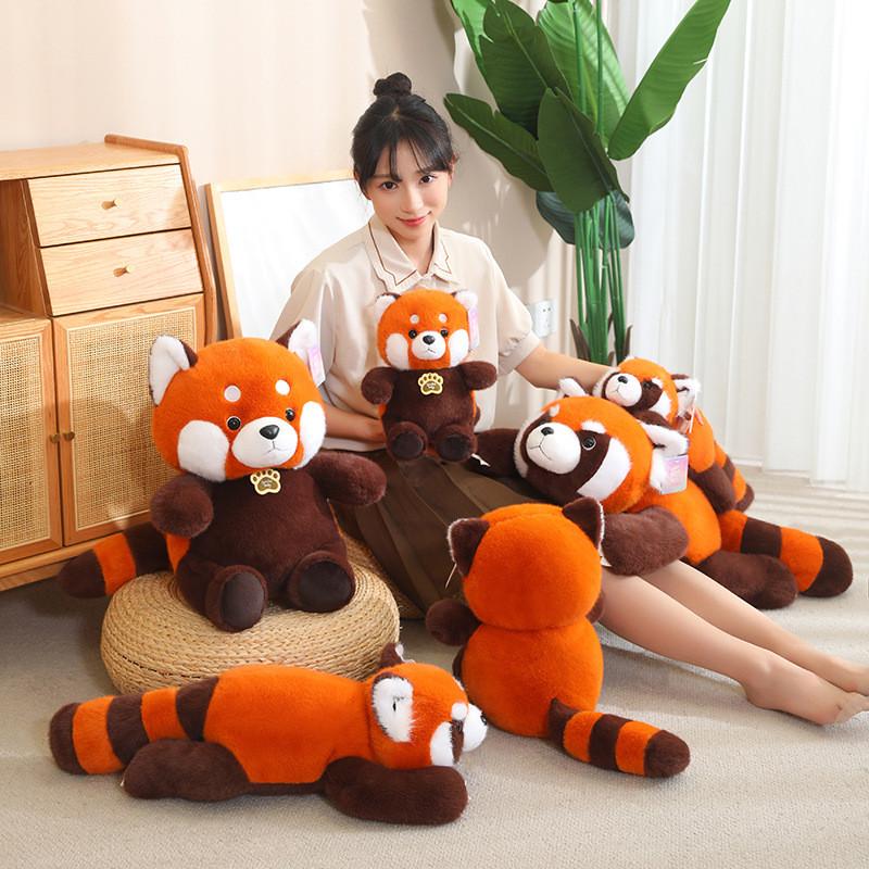 Adorable Raccoon Plush Toy Soft Stuffed Animal Cuddly 25cm To 80cm For Children