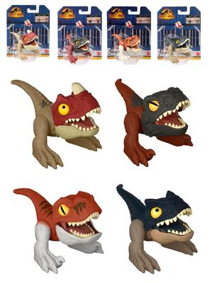 Mattel JURASSIC WORLD New Ruler Collection In Box of 4 and Pop-up [Sold 4] [Dinosaur Toy] [Ages Up] 986C-HFR10
