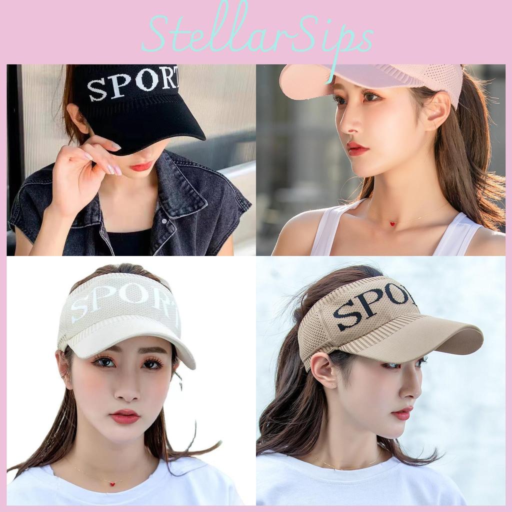 Letter Baseball Sport Cap Summer Outdoor Sunshade Breathable Sports Hat Women