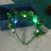 Weihnachts-Haarband Cosplay-Kostüm Kopfschmuck Party Bühnenauftritte Stirnband Feiertags-Kopfschmuck Verkleidung Haaraccessoire