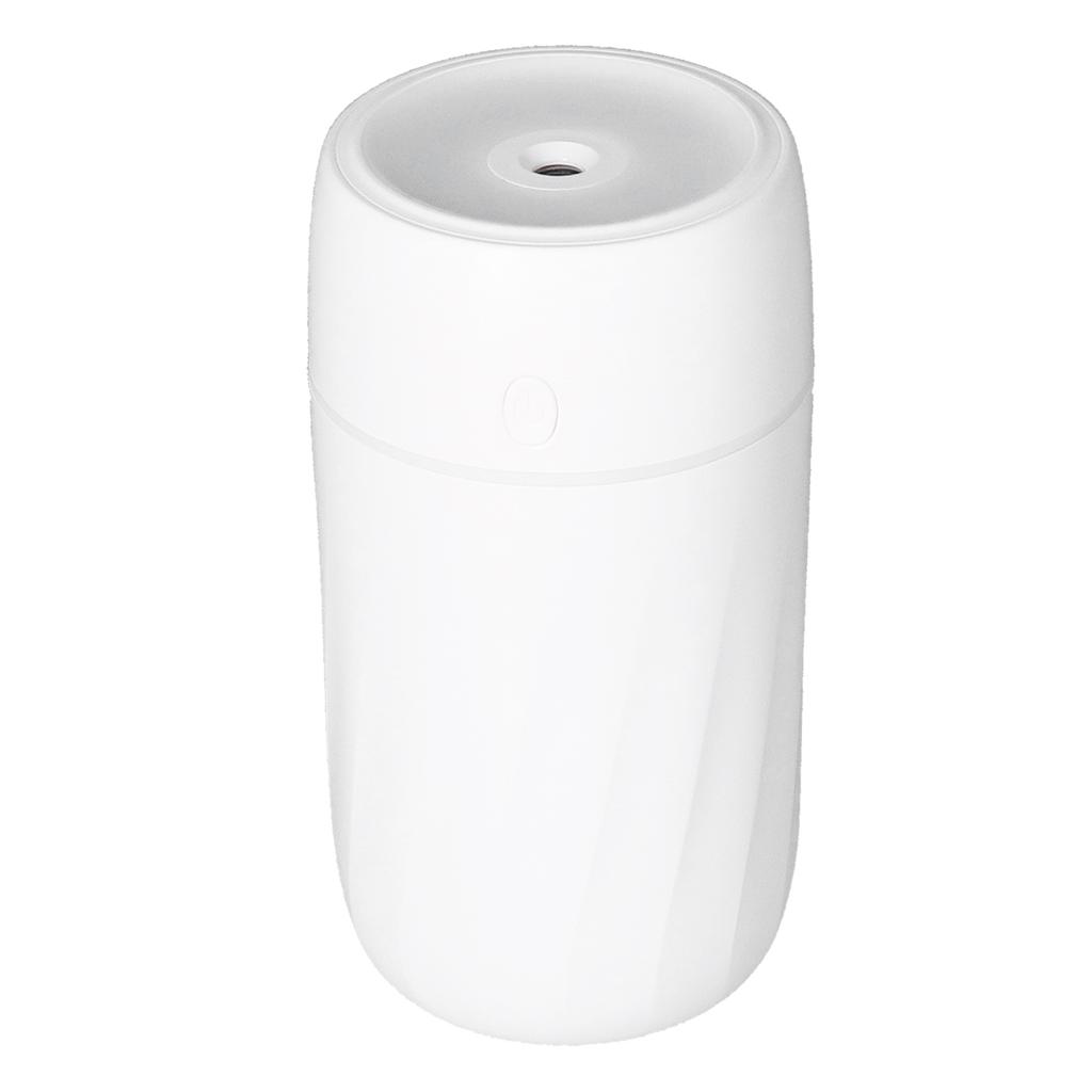 300ml Mini Luftbefeuchter Tragbar Bunte Lichter USB Luftbefeuchter für Zuhause Schlafzimmer Büro AutoWeiß