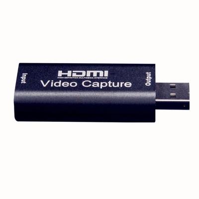 USB 2.0 To HDMI Game Capture Card for PS4/Xbox/Switch - Compatible with OBS for Live Streaming and Recording.