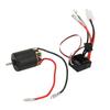 RC Motor ESC Combo Brushed 540 Motor High Torque 60A Speed Controller Low Noise Powerful RC Car Accessory for 1 14 1 10