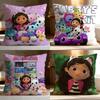 Hot GGabby's Dollhouseew Cushion Cover Soft Washable Pillow Case Multi-Scene for Couch Bed Travel Office Use