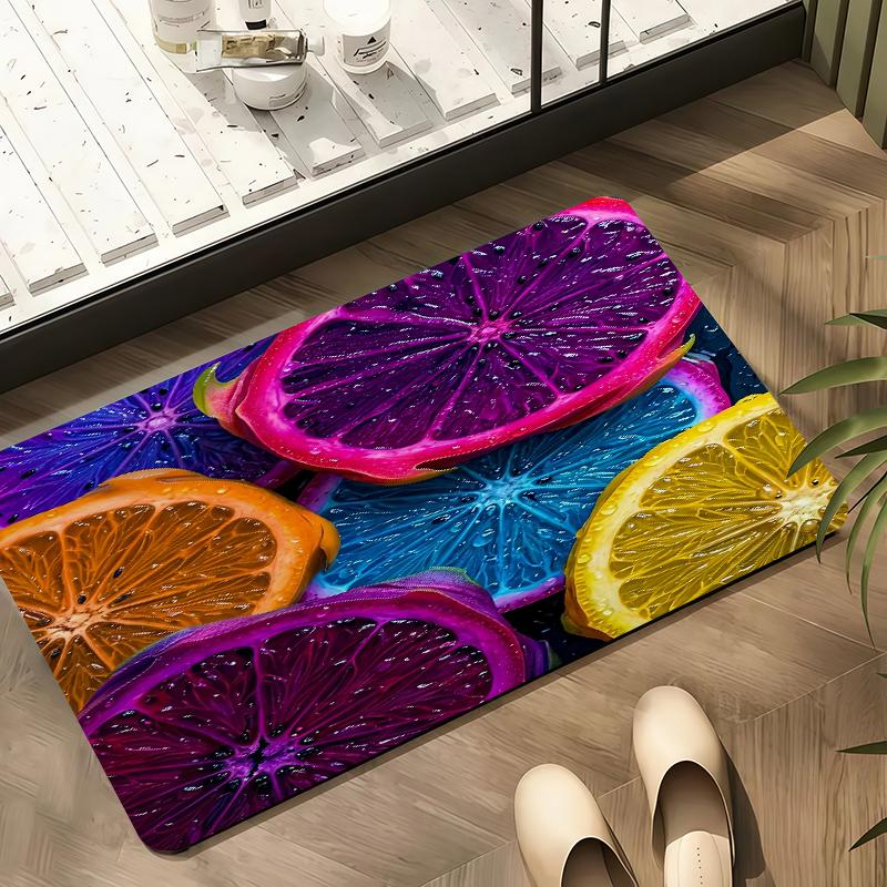 2025 New Colorful FruitsCarpet Rug for Living Room Bedroom Home Sofa Decoration,Kids play Non-slip Floor Mat