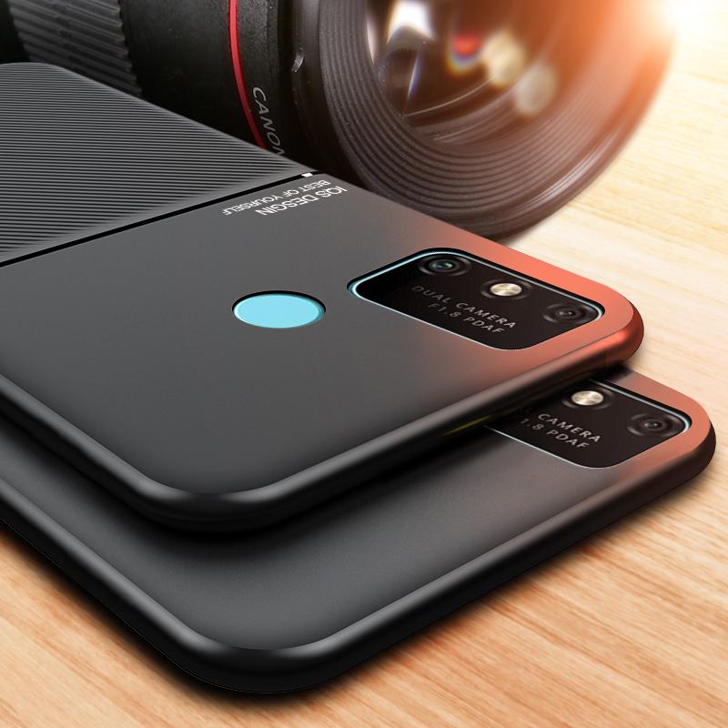 For Samsung Galaxy A01 Core Case Leather Car Magnetic Holder Phone Case For Samsung A02 A02S A03S Soft PU Silicone Back Cover