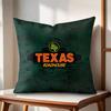 T-Texas Roadhouse Cushion Cover Natural Linen Organic Fabric Double-Sided Printing Couch Pillow Covers Home Decor