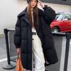 2025 new thickened cotton-padded clothes women's medium and long over-the-knee winter down cotton-padded jackets loose coats