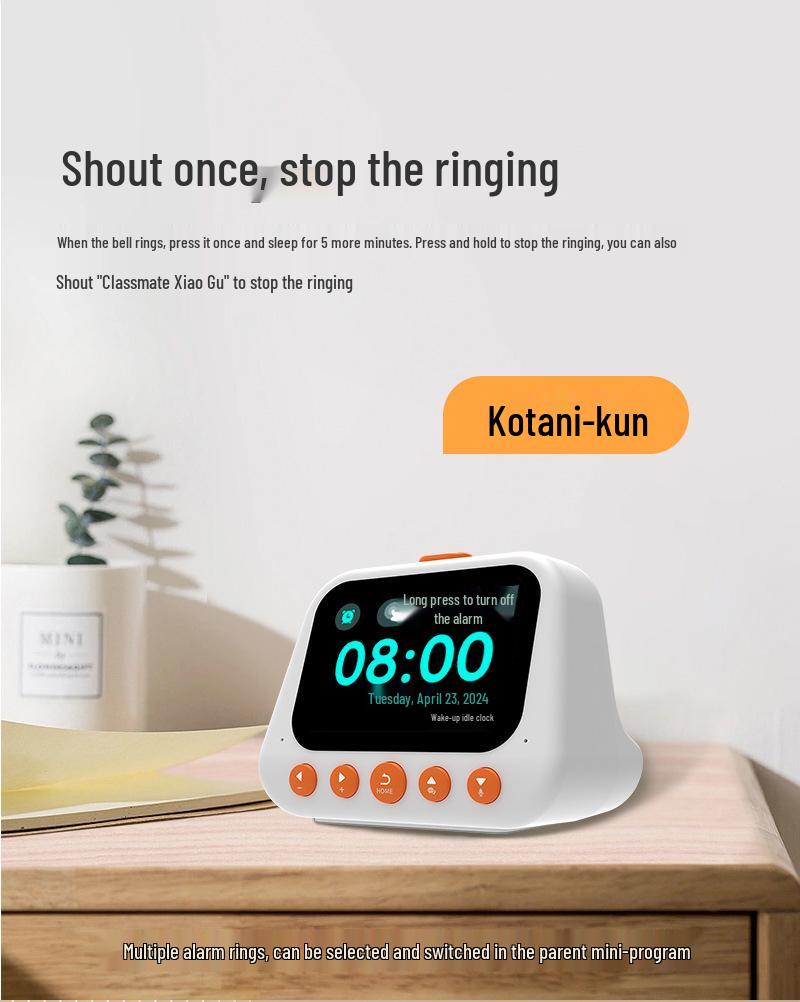 AI Time Treasure: Smart Alarm Clock and Multifunctional Learning Toy for Children's Early Education
