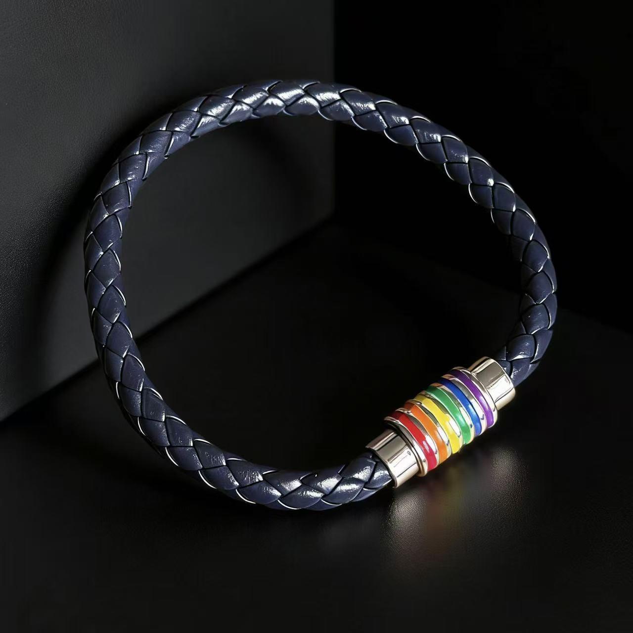 Retro Handmade Woven Leather Bracelet - Unisex Wristband in Black, Brown, Camel - Trendy Jewelry