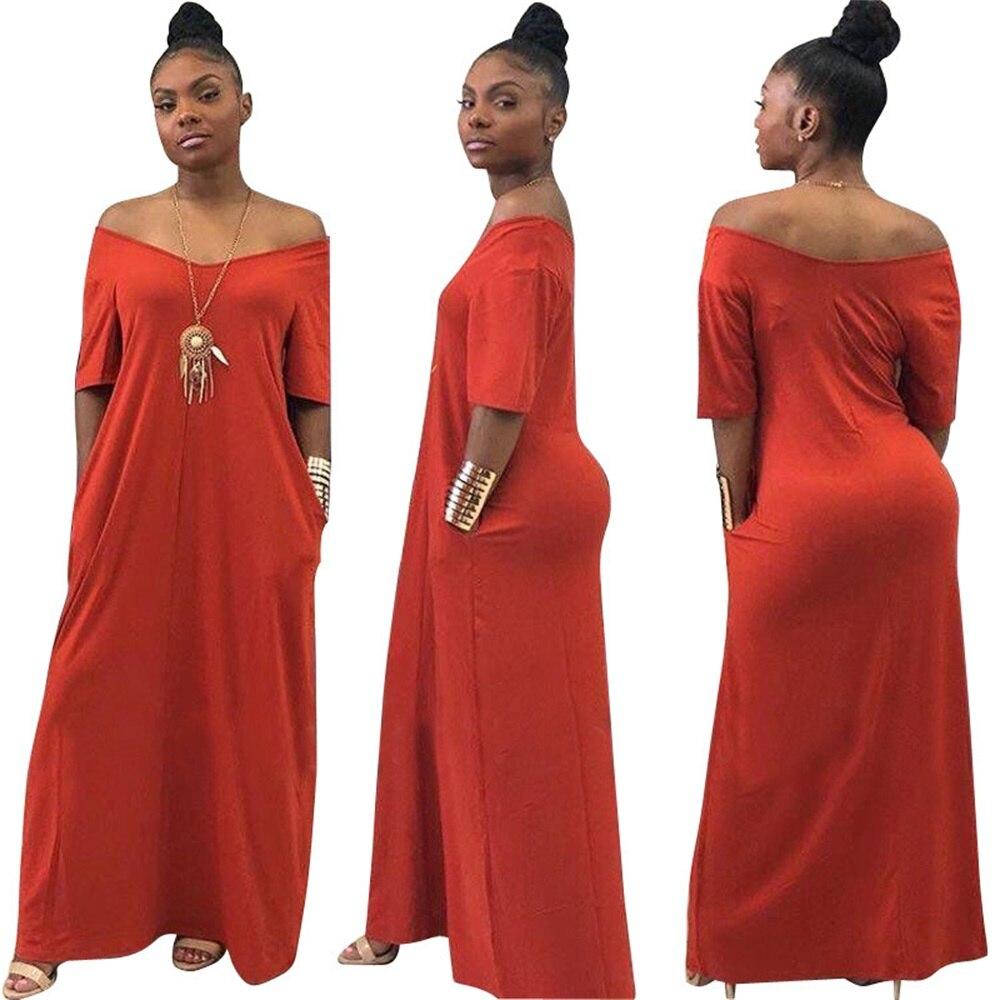 maxi dress with side pockets