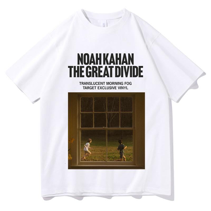 2026 Noah Kahan The Great Divide TShirt Classic Casual Streetwear Fashion Unisex Pure Cotton Fans Tees Graphic Short Sleeve