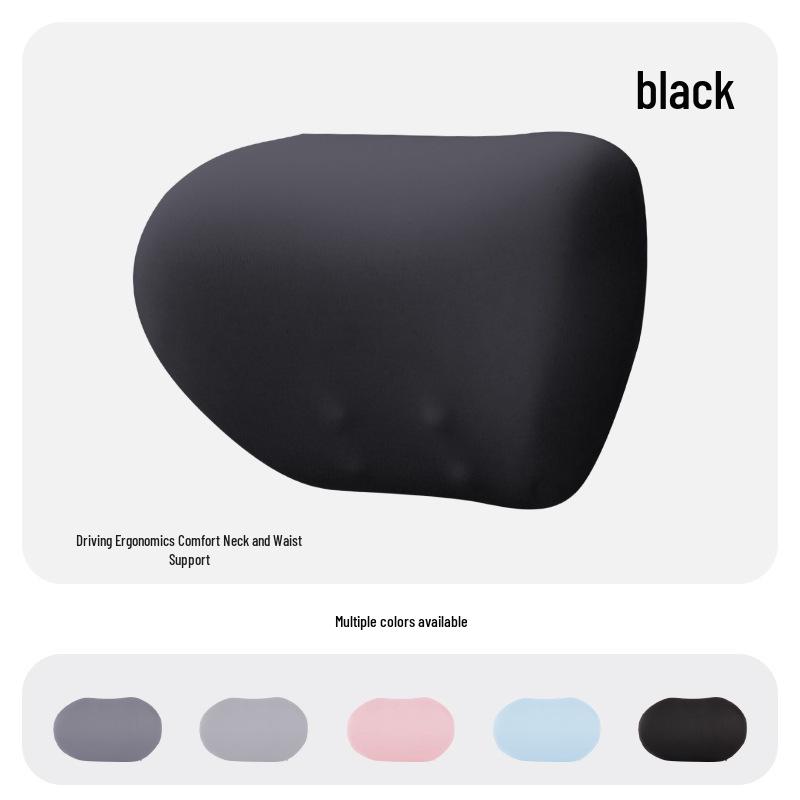 Memory Foam Lumbar and Neck Support Car Cushion Set