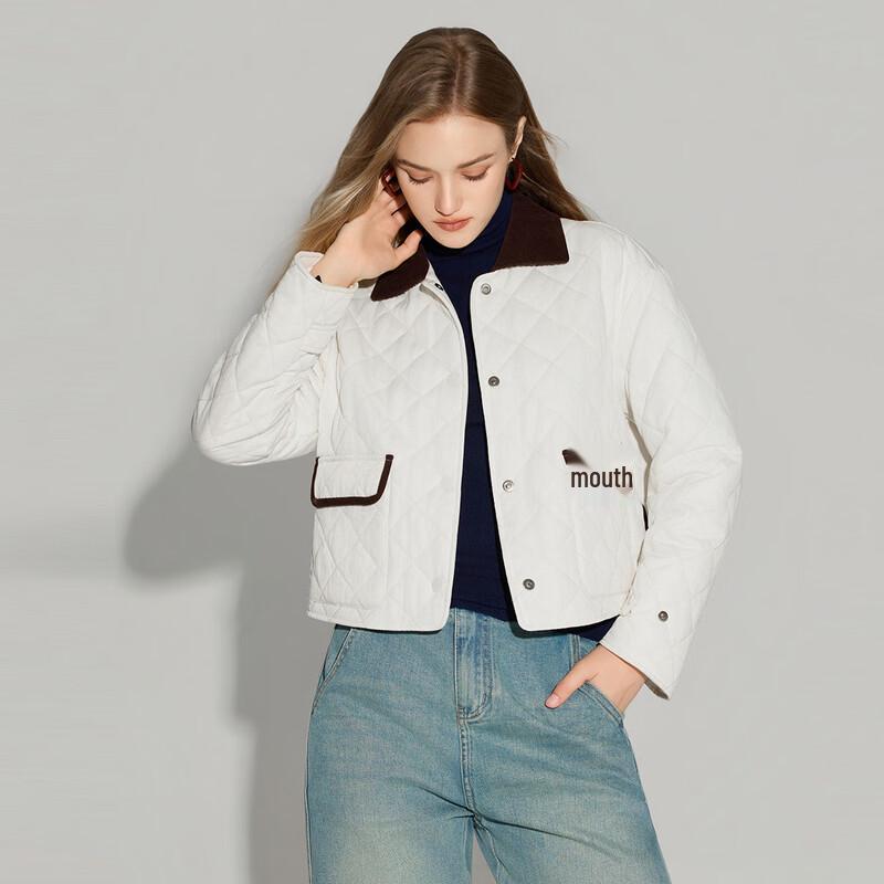 

Women s Quilted Short Cotton Jacket L