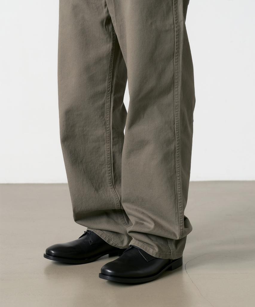 DENMADE Den765 Raw Routine Wide Chino (Olive Charcoal)