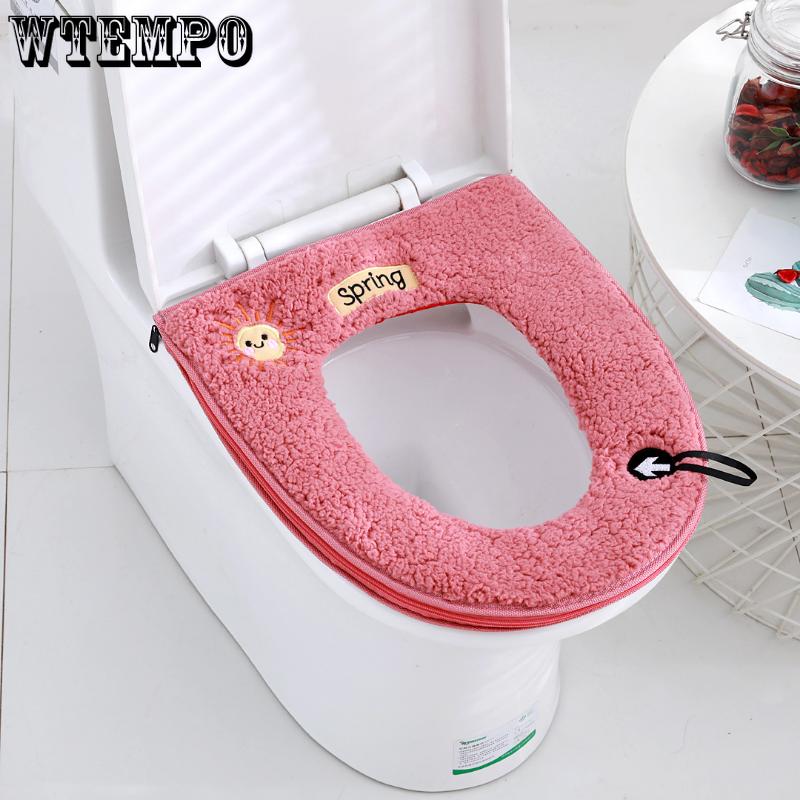 

Туалетная накладка, бытовая молния, крышка унитаза, застежка, кольцо для унитаза, оптовая наклейка для унитаза красный