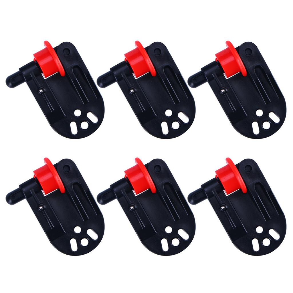 6Pcs Heavy Tension Snap Release Clip Fishing In-line Side Clip Fishing Accessory Planer Board Release Clips