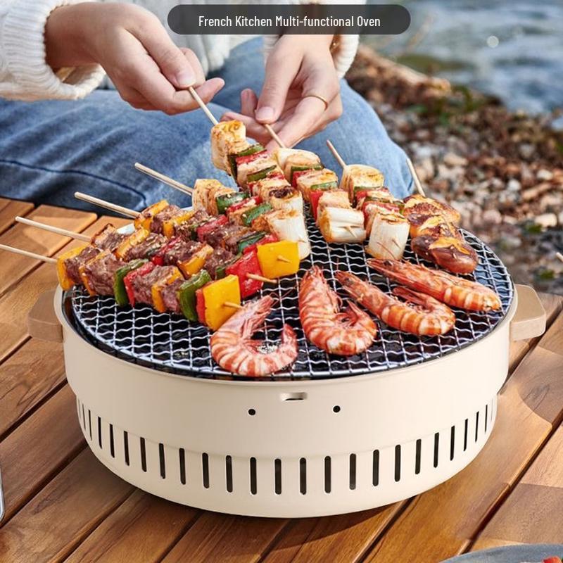 SMVP Outdoor Charcoal Grill and Tea Stove