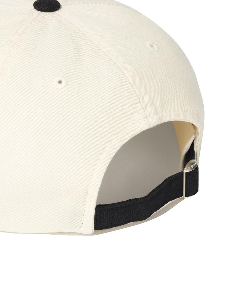 COVERNAT Clover Washed Cap Ivory