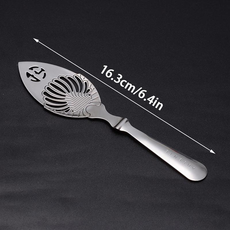 Paslanmaz Çelik Absinthe Kaşığı Kokteyl Bar Gereçleri Acı Kaşığı Süzgeç Kaşık