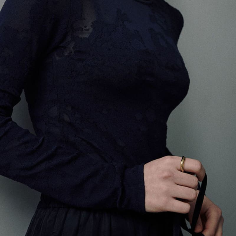 Verte [925 Silver] Cinq.silver.207 / Maree Ring (gold)