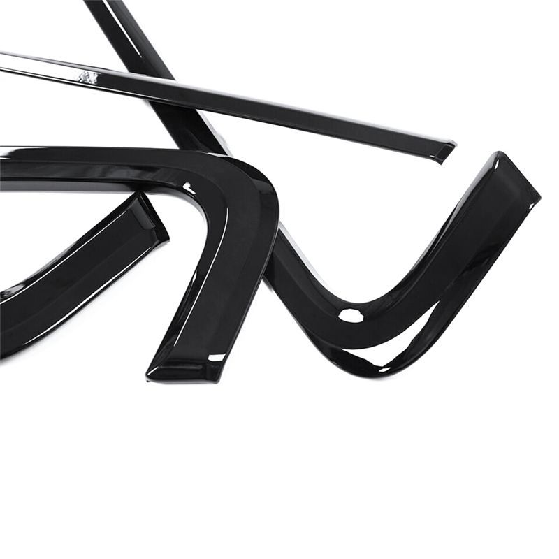 Authentic 4Pcs Glossy Black ABS Car Inner Door Decoration Strip Trim For Land Rover Range Rover Sport 2014-