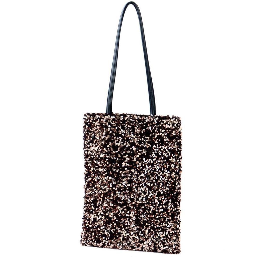 Eco Bag with Sequins [ANNA SUI] (Brown) 001540-0001-01