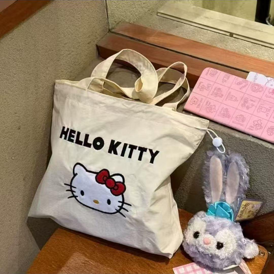 

Hello Kitty Bow-Accent Crossbody and Shoulder Gym Bag 35L Large Capacity Flagship Quality