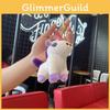 Purple Unicorn Stuffed Doll With Silver Keyring For Childrens Party Favor