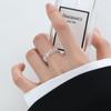 Floral Simple Ring for Women, Open Style Finger Ring, Light Luxury and Niche Design, Index Finger Ring with Tail.
