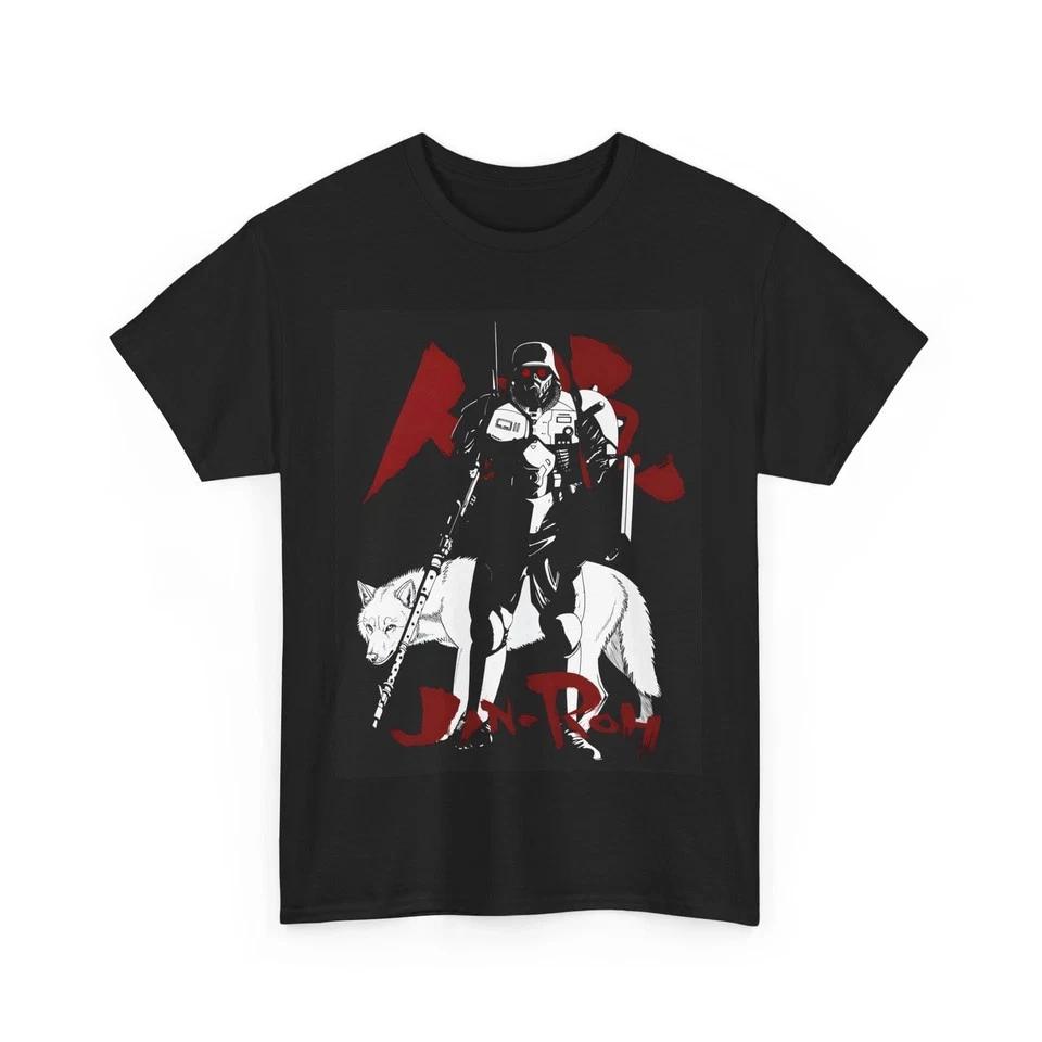 The Wolf Brigade Retro Tee Anime Unisexga Movie Shirt Unisex TShirt Black S