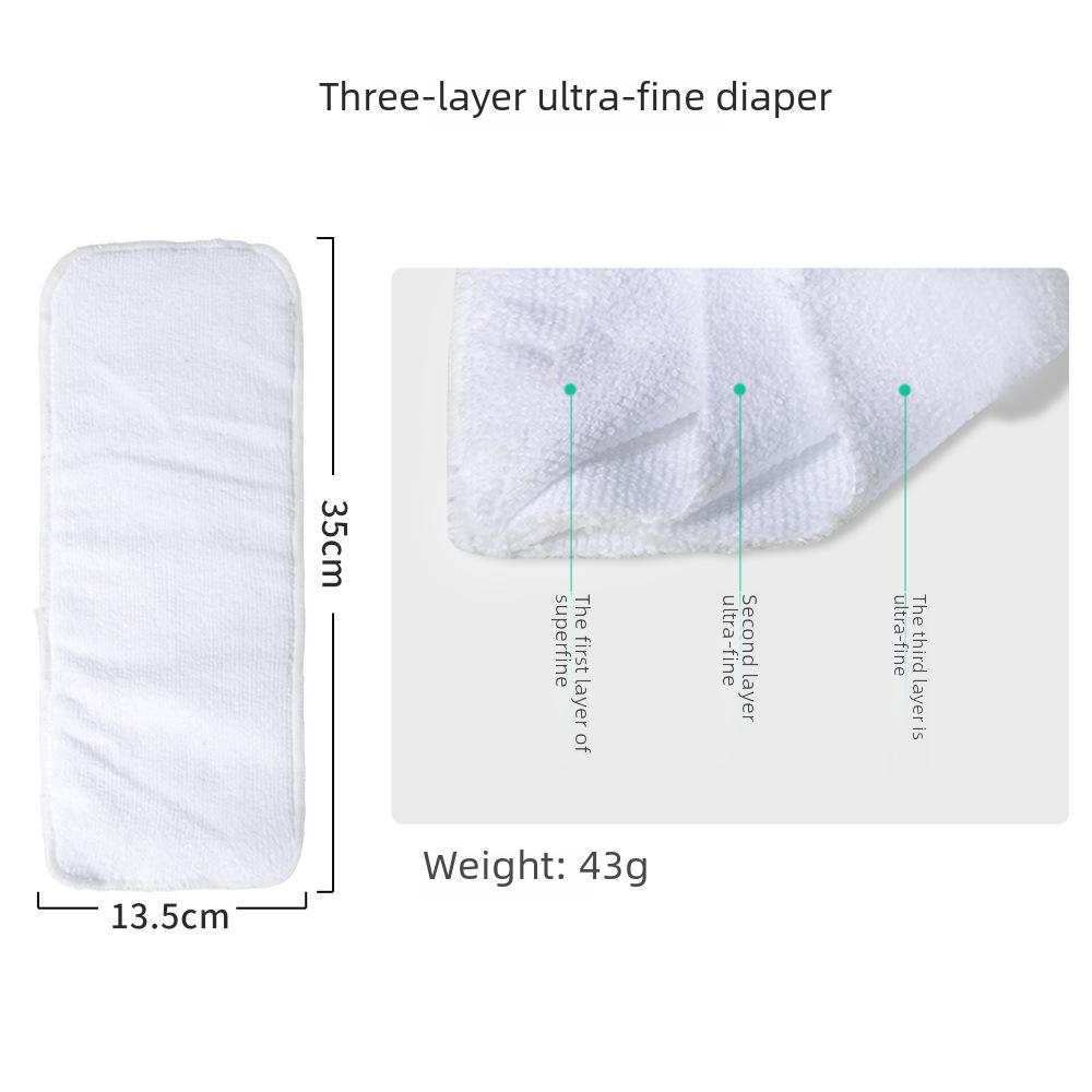 Breathable Washable Baby Diapers & Microfiber Pads