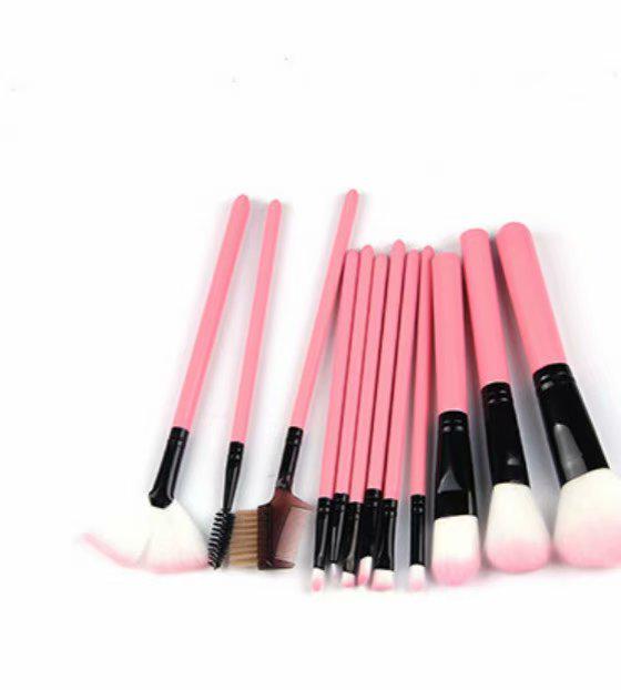 Women Beauty Concealer Eyebrow Eyeliner Lip Cosmetics Makeup Brush Set+Brush Tube Brush Tool