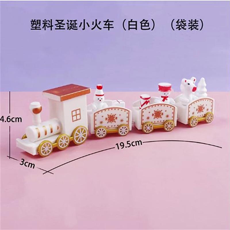 

Дерев яний потяг Різдвяні прикраси Санта Клаус Прикраса торта Веселого Різдва Навідад Новий рік Прикраса столу для вечірки Подарунки для дітей Іграшки