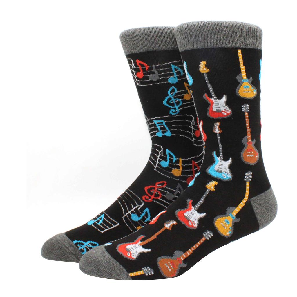 High Quality Combed Cotton Socks food Pattern Long Tube Funny Happy Men Socks Novelty Skateboard Crew Casual Crazy Socks
